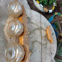 Стара Лампа - Попилей от  Дърво и 3  - Абажура декор за твоята механа, снимка 4 - Други ценни предмети - 36533376