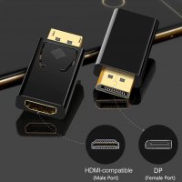 Преходник DisplayPort - DP to HDMI 4K ultra HD, снимка 2 - Кабели и адаптери - 40202908