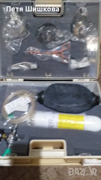 Амбу за линейки Реанимационен куфар с амбу и кислородна бутилка, снимка 1