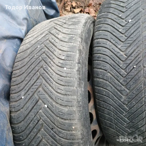всесезонни гуми с джанти 16-ки 205/55, снимка 1