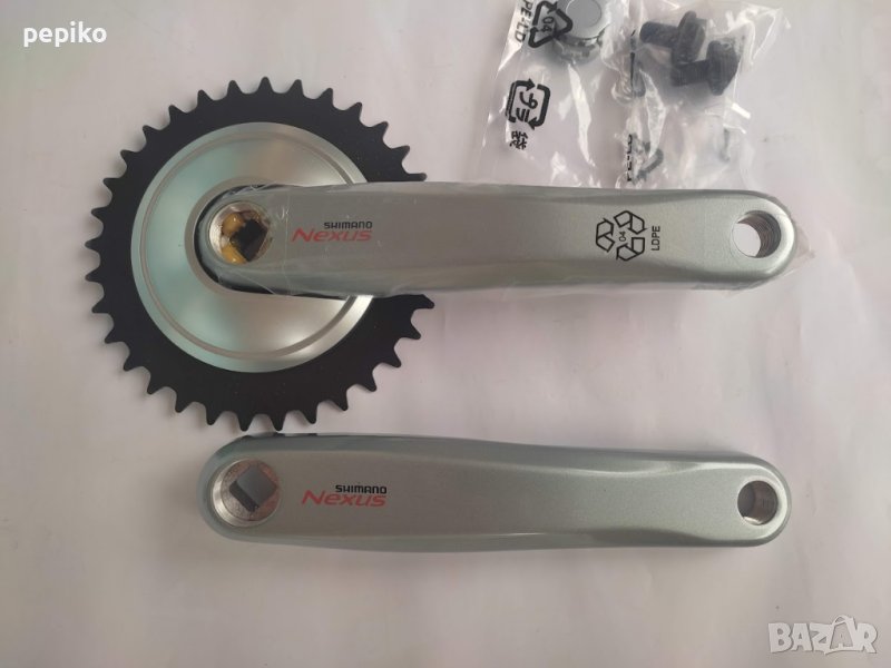 Продавам колела внос от Германия НОВИ алуминиеви курбели SHIMANO NEXUS FC-C 6000, снимка 1
