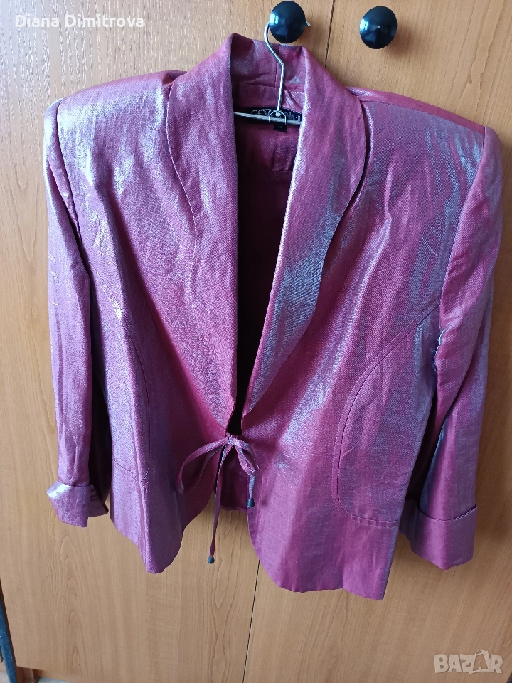 продавам дамско сако цвят бордо, снимка 1