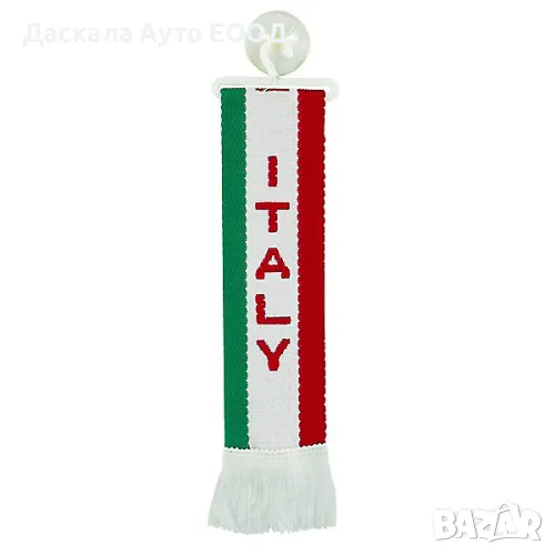Знаме 5х22 см. ITALY, с вендуза за захващане, снимка 1