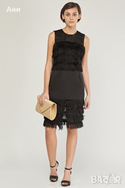 НОВА ЦЕНА! Нова рокля модна компания Allyson официална черна, снимка 1
