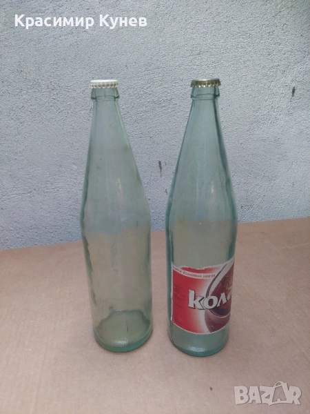 шишета стъклени 1литър, снимка 1