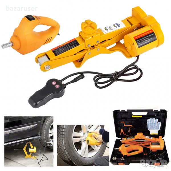 К-т електрически крик 2Т и гайковерт 12V/Q110, снимка 1