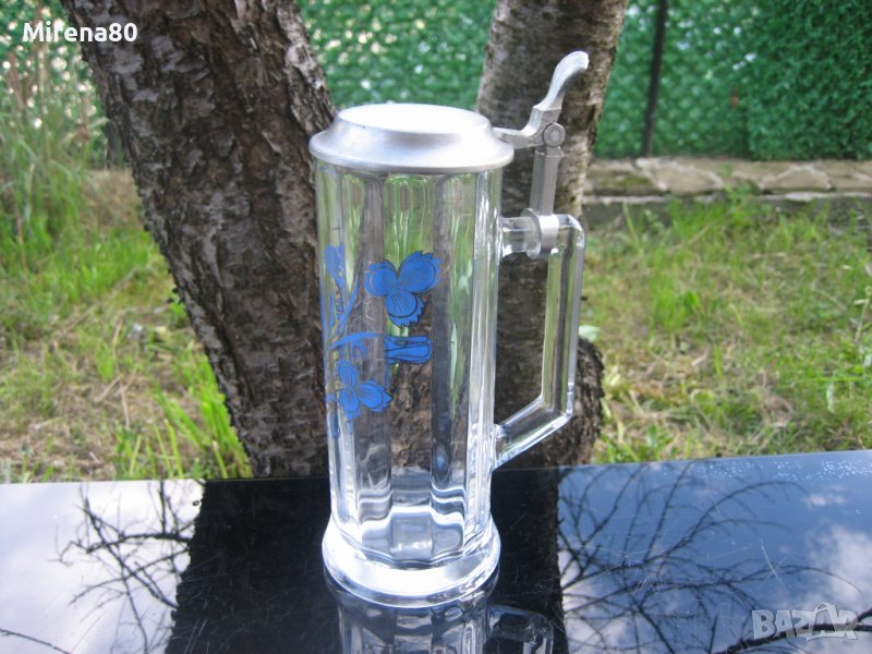  * Böckling * - старинна халба с капак, снимка 1