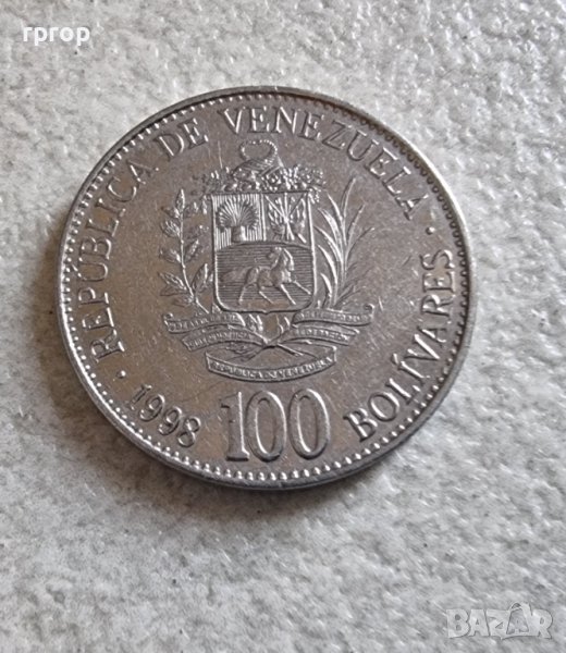 Венецуела . 100 боливара. 1998 година., снимка 1