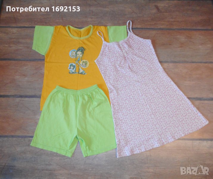 Лятна пижама и нощница 7 - 9 год, снимка 1