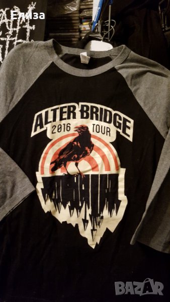 ALTER BRIDGE официална бейзбол блуза Last Hero European Tour 2016 Myles Kennedy, Mark Tremonti, снимка 1