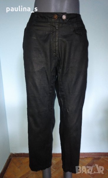 Дизйнерски панталон с кожен ефект "Kello"® / голям размер , снимка 1