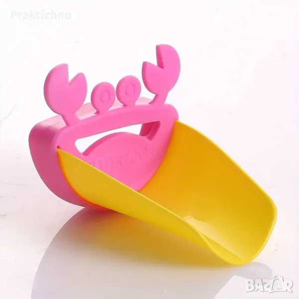 Забавен детски удължител за чешма във форма на рак, снимка 1