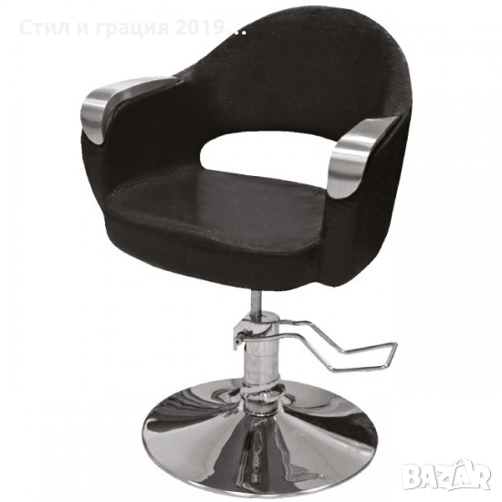 Фризьорски стол 356-1 - черен, снимка 1