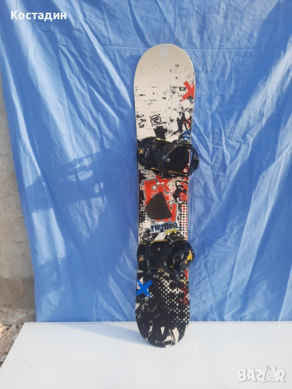 сноуборд   FLOW rhythm  140см. с автомати.  , снимка 1