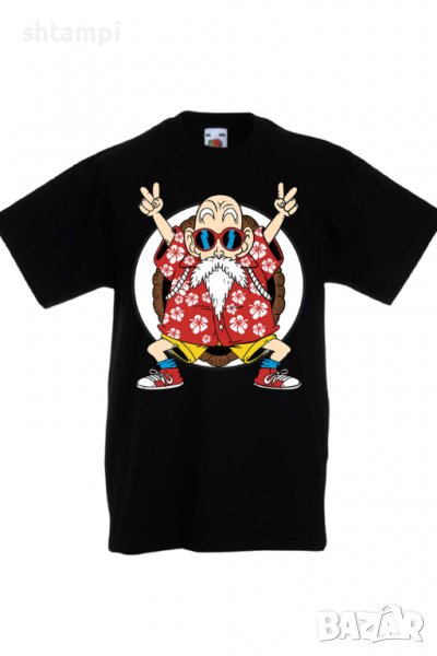 Детска тениска Dragon Ball Z Master Roshi 02,Анимация,игра,Празник,Повод, снимка 1