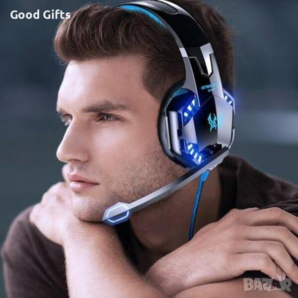 Геймърски слушалки G2000, с микрофон и подсветка, снимка 1