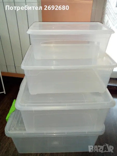 Нови прозрачни кутии за съхранение/цени в описанието , снимка 1