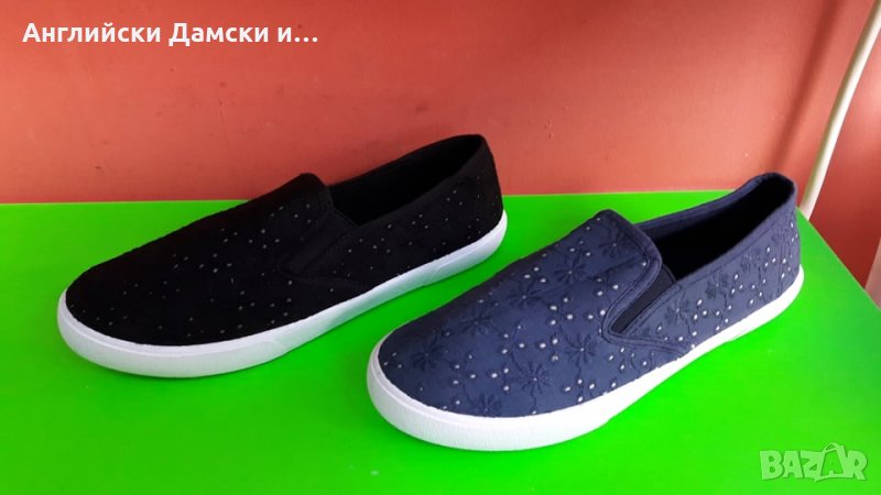 Английски дамски кецки-2 цвята, снимка 1