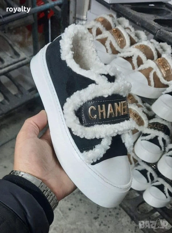 Ch🅰️nel Дамски Зимни Обувки , снимка 1