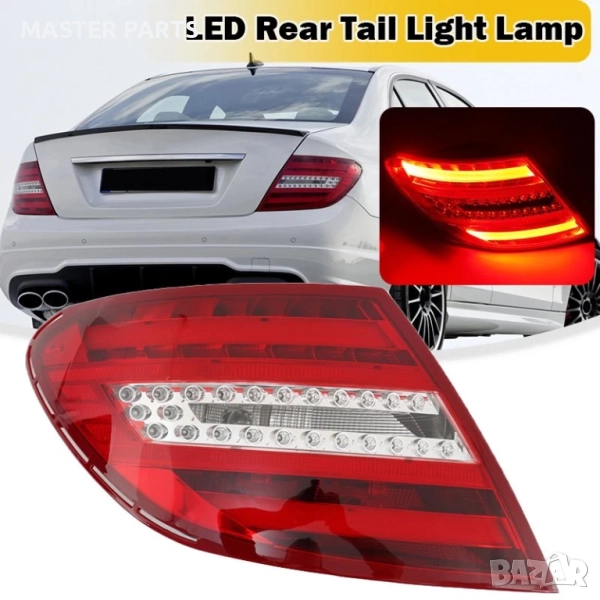 LED задни светлини W204 Седан (2007-2014) - Facelift дизайн. НОВИ !, снимка 1