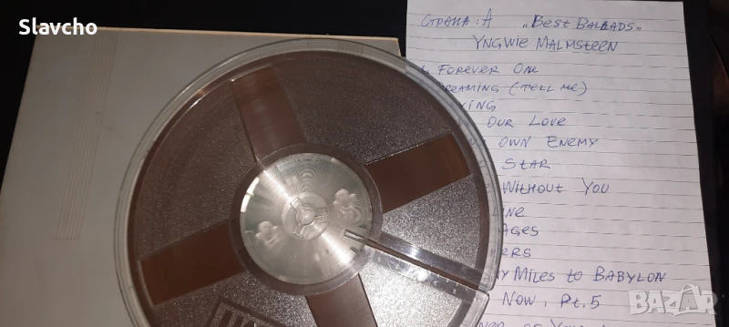 Магнетофонна ролка/лента за ролков дек със запис на -Yngwie Malmsteen/ Ингви Малмстийн, снимка 1