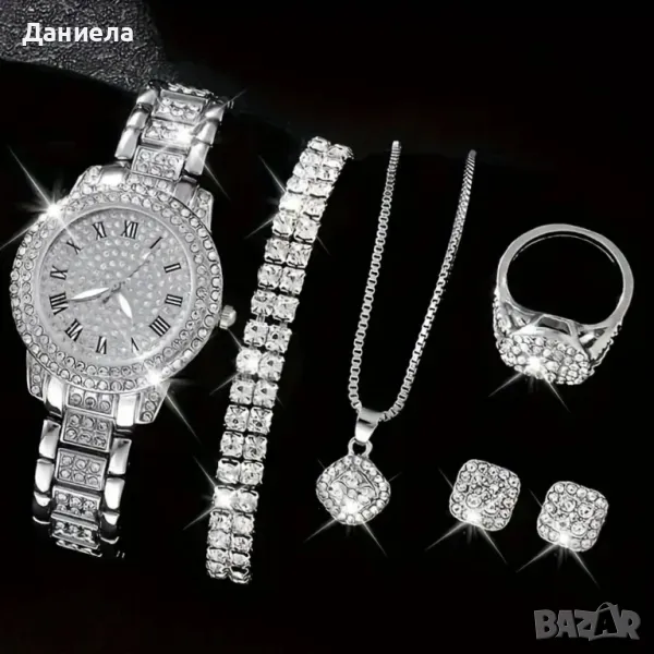 Подаръчен комплект Дамски часовник с аксесоари , снимка 1