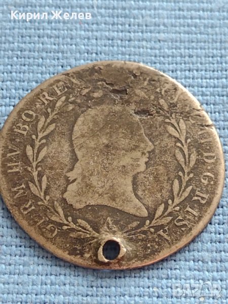 Сребърна монета 10 кройцера 1793г. Франц втори Виена Свещена Римска империя 13719, снимка 1