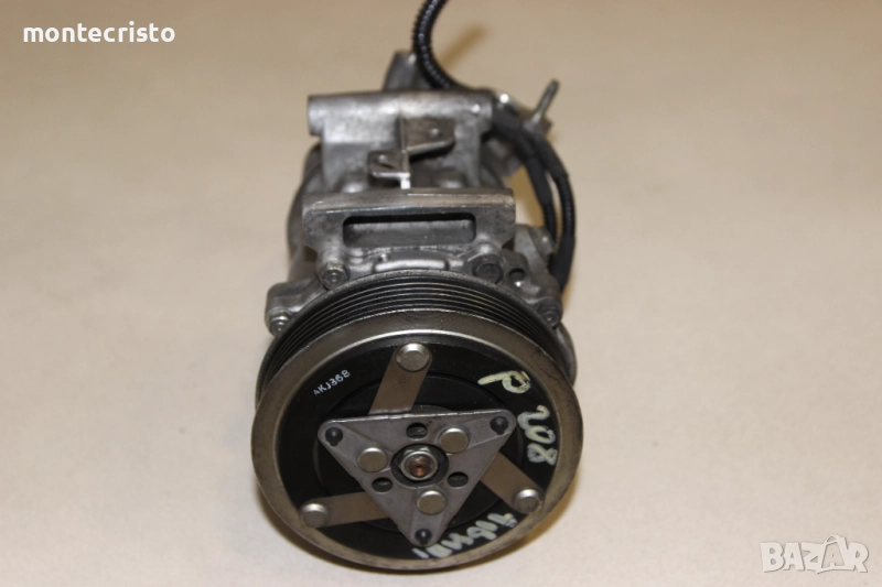 Компресор климатик Peugeot 208 (2012-2019г.) 9678656080 / SD6C12 / 9678656080-02 / 967865608002, снимка 1