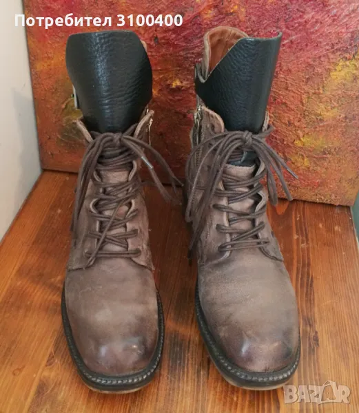  A.S. 98 Aistep боти номер 38 естествена кожа с кутия, снимка 1