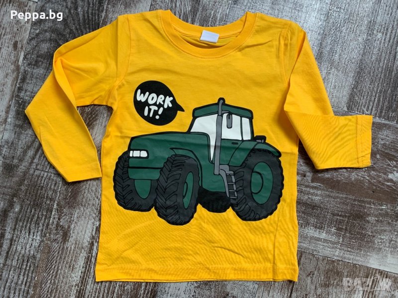 Блузка за момче с трактор, снимка 1