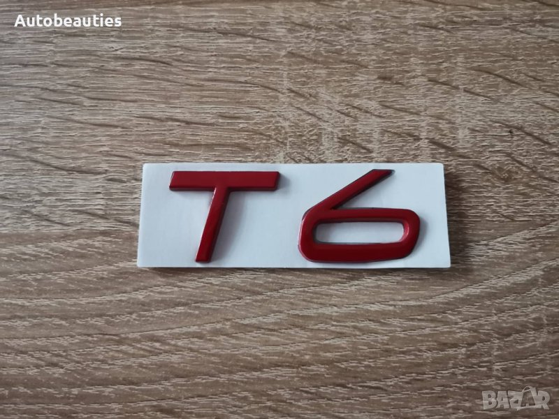 червени емблеми лога Волво Volvo T6, снимка 1