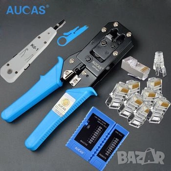 Клещи за кримпване на LAN кабели, снимка 1