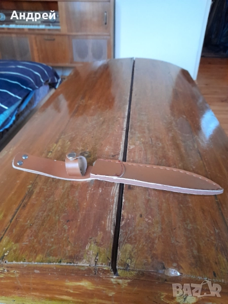 Стара кожена кания за нож #16, снимка 1