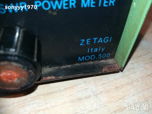 поръчано-zetagi model 500-swr power meter-made in italy, снимка 13 - Други - 30180359
