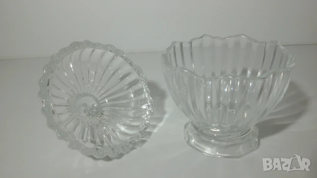 Стъклен или кристален държач за бонбони, снимка 4 - Прибори за хранене, готвене и сервиране - 51055428