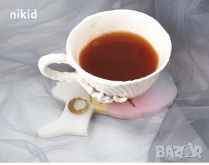 жена с чалма лице силиконов молд форма подложка за чаша чаши шоколад смола гипс фондан основа, снимка 2 - Форми - 34985430