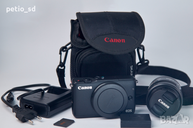 Canon EOS M10 почти нов идеален за начинаещи влогъри или фотографи , снимка 1
