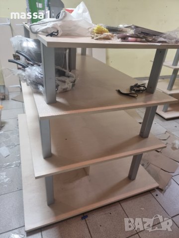 Пирамидални дървени стелажи. 2 бр., снимка 6 - Оборудване за магазин - 42268223