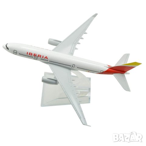 Еърбъс 330 самолет модел макет Iberia метален A330 Иберия, снимка 7 - Колекции - 42896770
