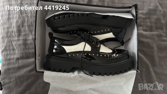 Мъжки елегантни лачени обувки , снимка 4 - Официални обувки - 52858686