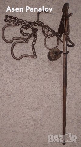 Продавам стар кантар до 100кг, снимка 2 - Антикварни и старинни предмети - 42862631