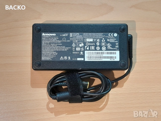 Зарядно LEOVO 170W, снимка 2 - Части за лаптопи - 53932247