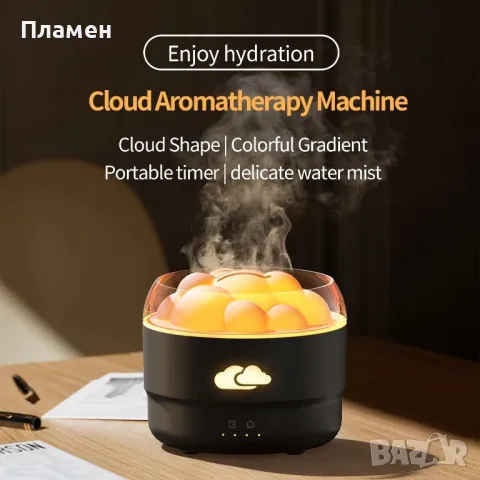 Cloud арома дифузер , снимка 8 - Овлажнители и пречистватели за въздух - 48714024