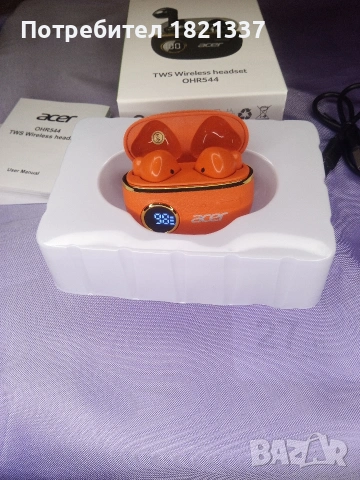 Безжични Bluetooth слушалки Acer, снимка 5 - Bluetooth слушалки - 53359406
