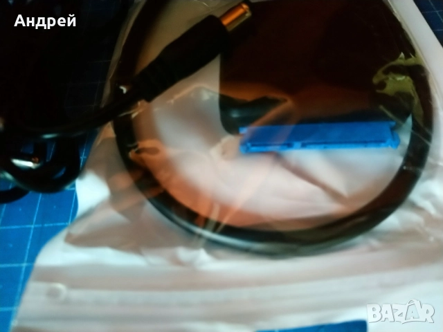 SATA3 ------  USB3.0  кабел към твърд диск 2.5"/3,5" + adapter 12v, снимка 2 - Кабели и адаптери - 52509642