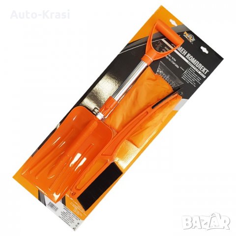 Зимен комплект 3 части /лопата, стъргалка и ръкавица/ - 54017, снимка 2 - Аксесоари и консумативи - 34524340