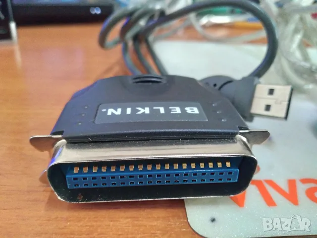 Кабел за принтер USB to Parallel, снимка 3 - Кабели и адаптери - 56304722