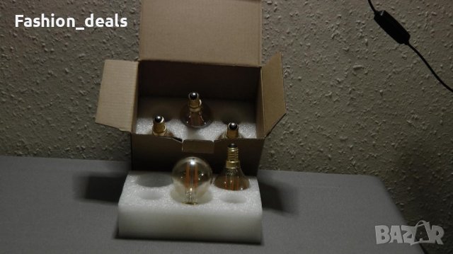 Нови 6 броя LED крушки база E14 Ретро Стил Топла Светлина Осветление дом, снимка 8 - Крушки - 42561968