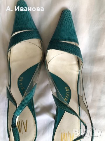 Дамски обувки естествена кожа и силикон Ann Marino, снимка 6 - Дамски елегантни обувки - 30154480
