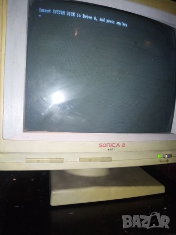 EGA Цветен CRT монитор за стар компютър, снимка 2 - Монитори - 40283937